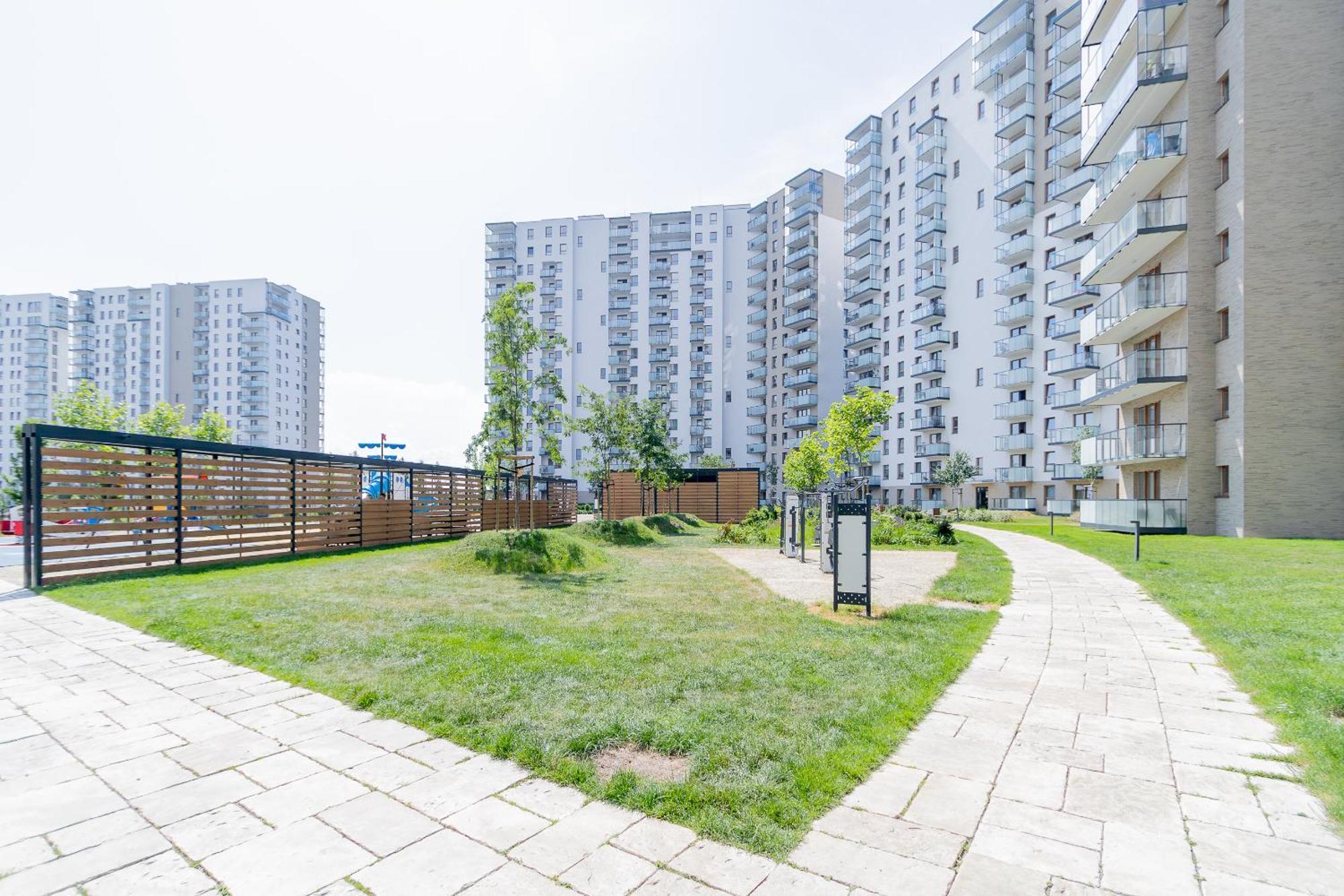 Glow Apartments, Apartamenty Nowa Letnica Gdańsk Exteriör bild