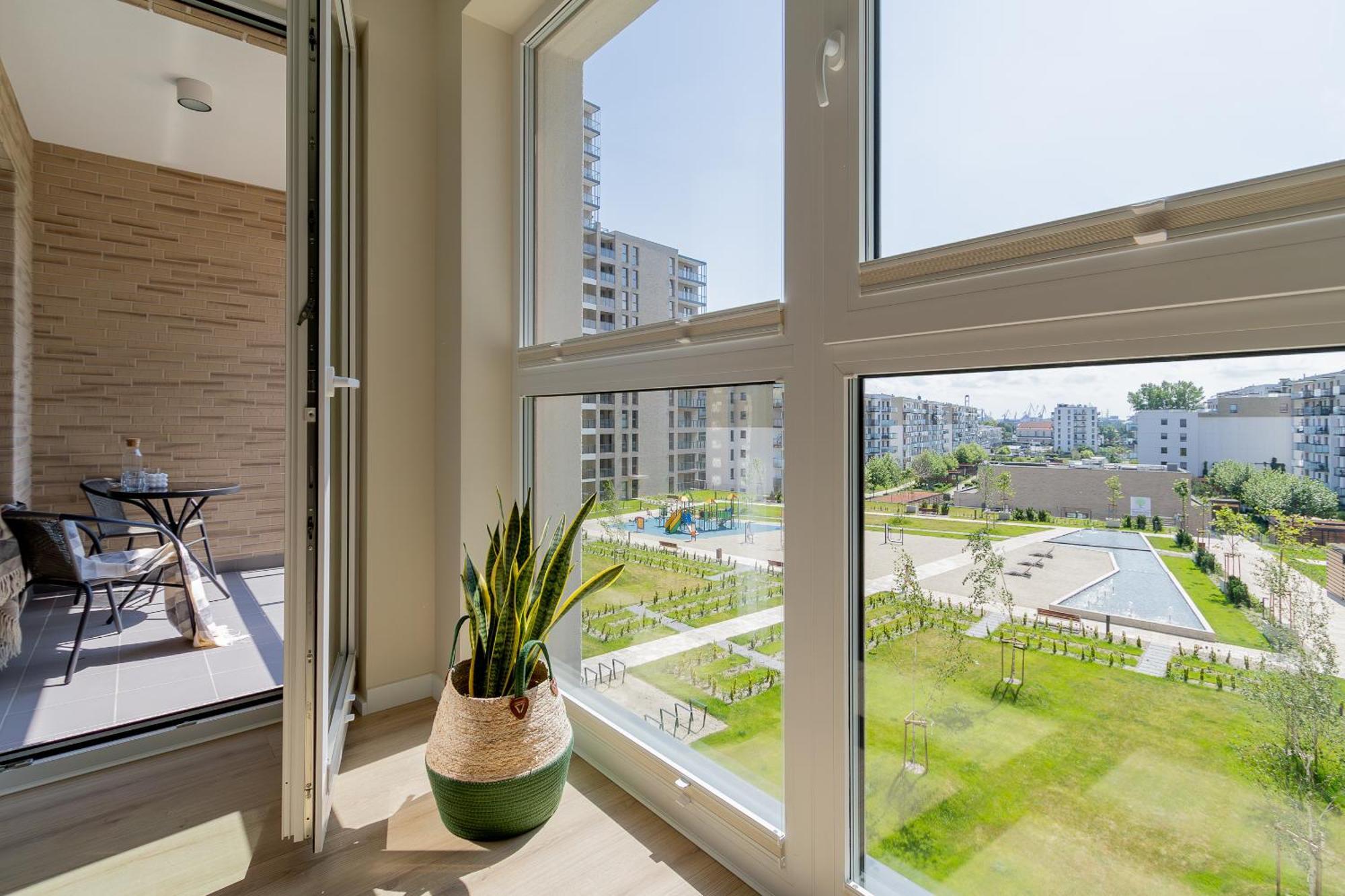 Glow Apartments, Apartamenty Nowa Letnica Gdańsk Exteriör bild