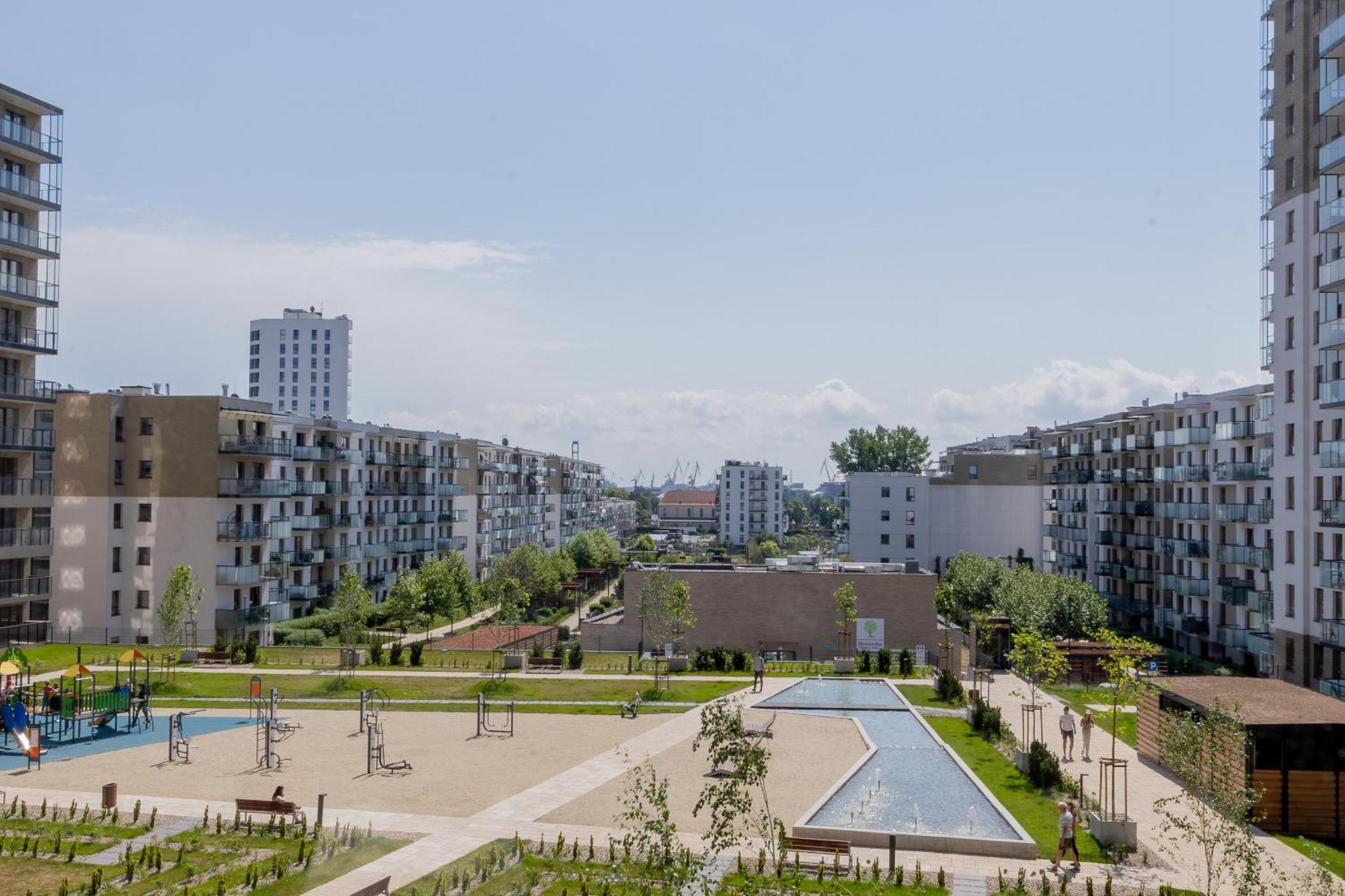 Glow Apartments, Apartamenty Nowa Letnica Gdańsk Exteriör bild